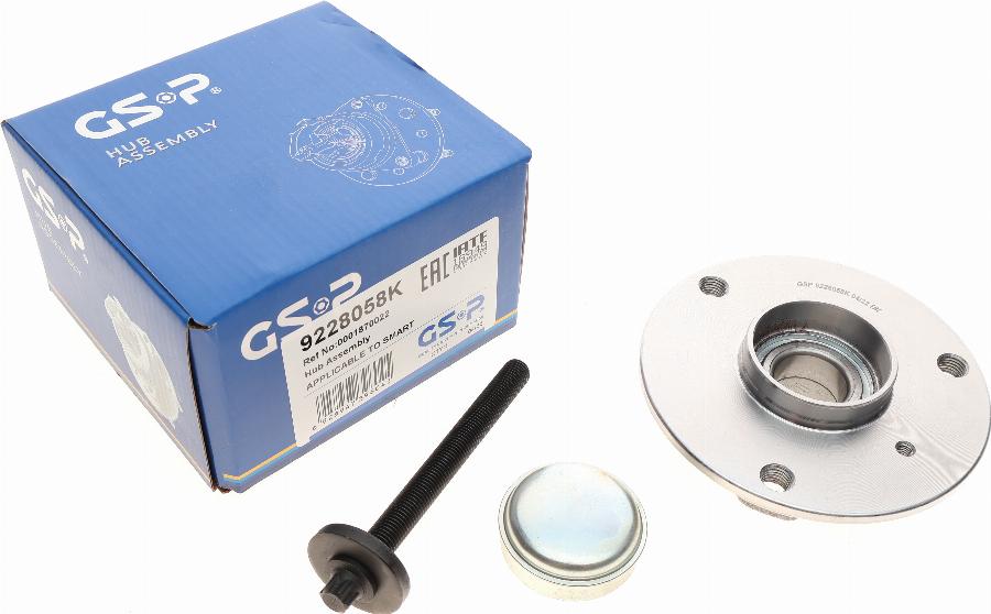 GSP 9228058K - Zestaw łożysk koła parts5.com