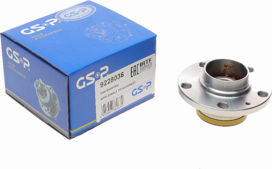 GSP 9228036 - Kit de roulements de roue parts5.com