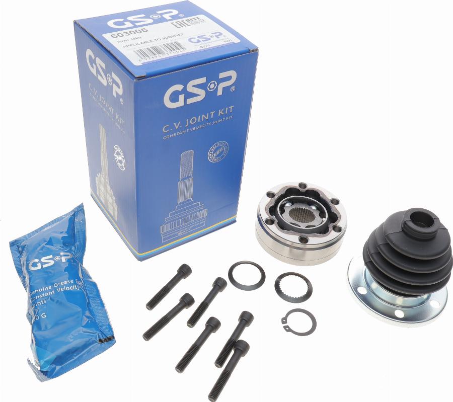 GSP 603005 - Шарнирный комплект, ШРУС, приводной вал parts5.com