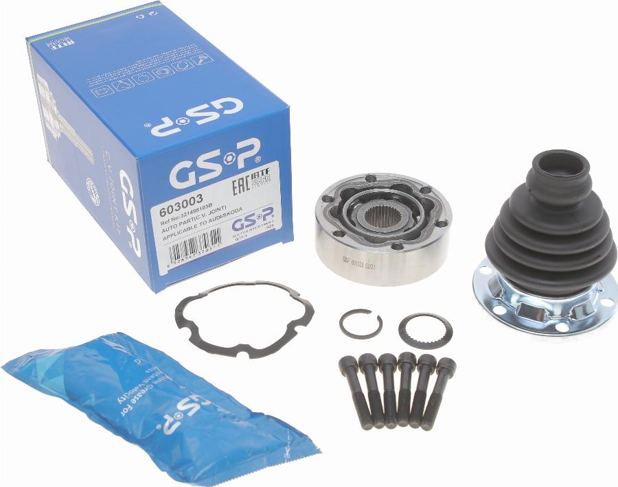 GSP 603003 - Zgibni lezaj, pogonska gred parts5.com