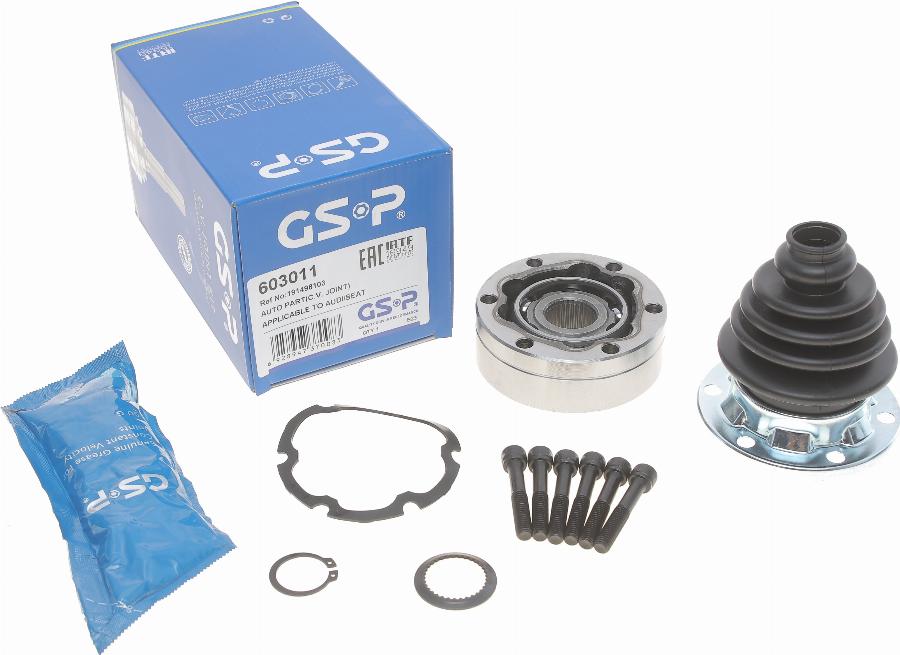 GSP 603011 - Sada kĺbov hnacieho hriadeľa parts5.com