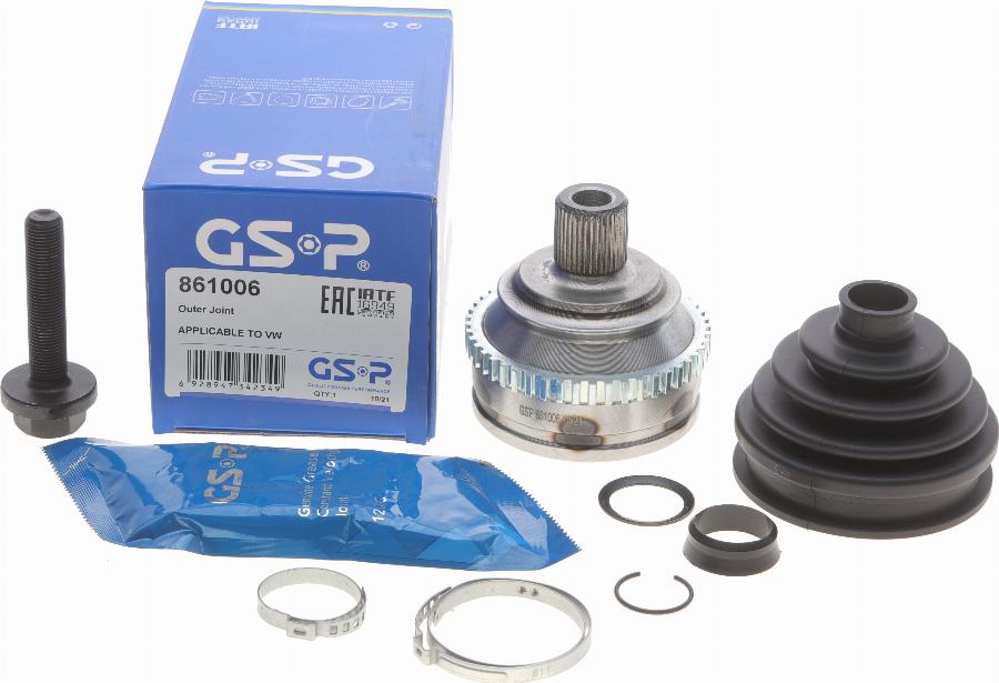 GSP 861006 - Шарнирный комплект, ШРУС, приводной вал parts5.com