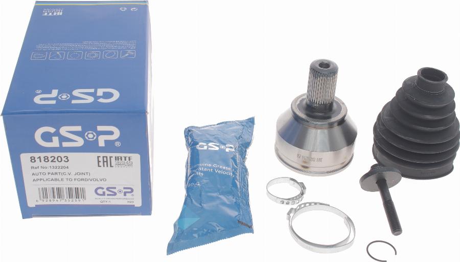 GSP 818203 - Joint Kit, drive shaft parts5.com