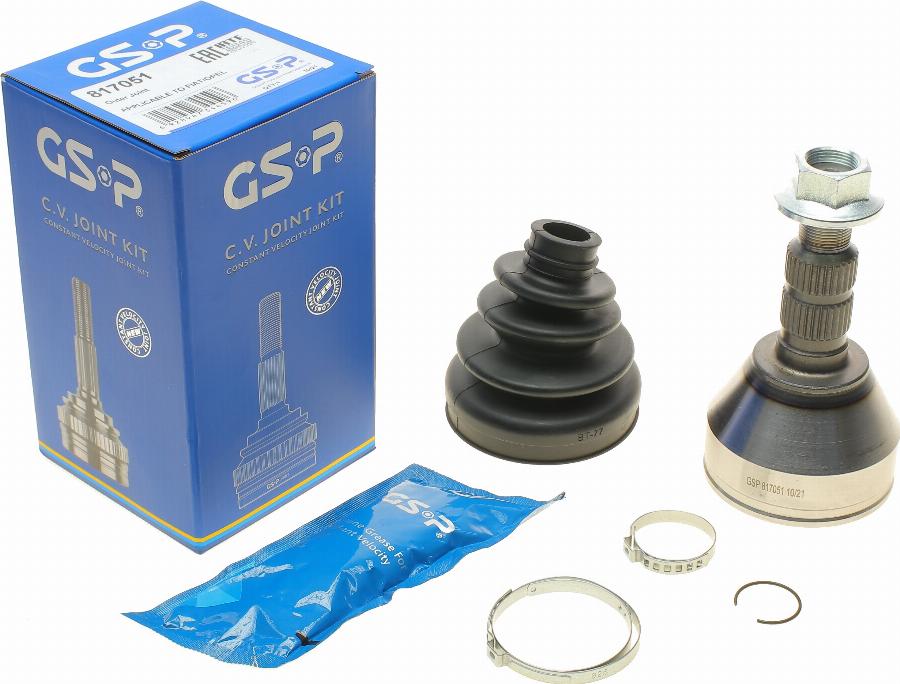 GSP 817051 - Joint Kit, drive shaft parts5.com