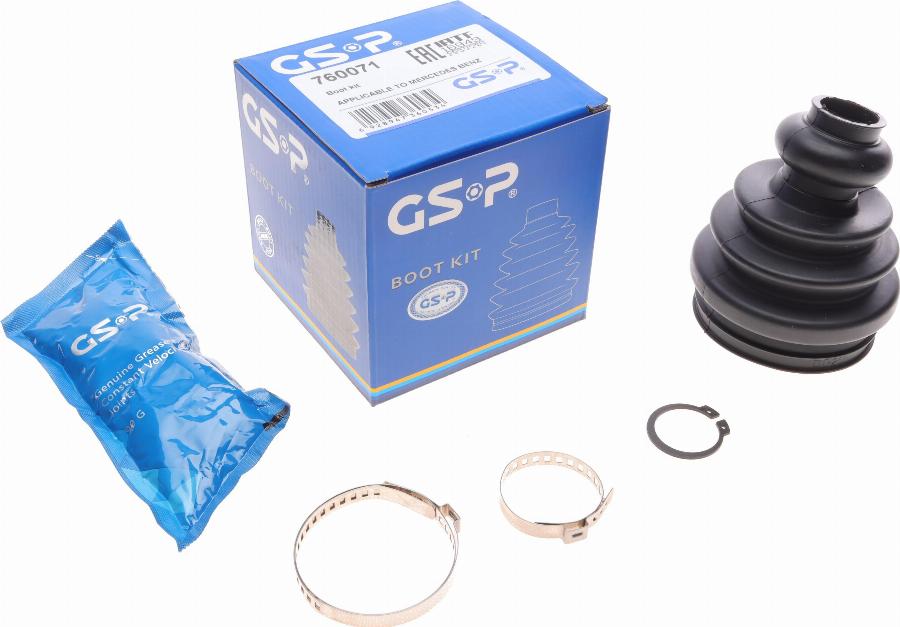 GSP 760071 - Paljekumi, vetoakseli parts5.com