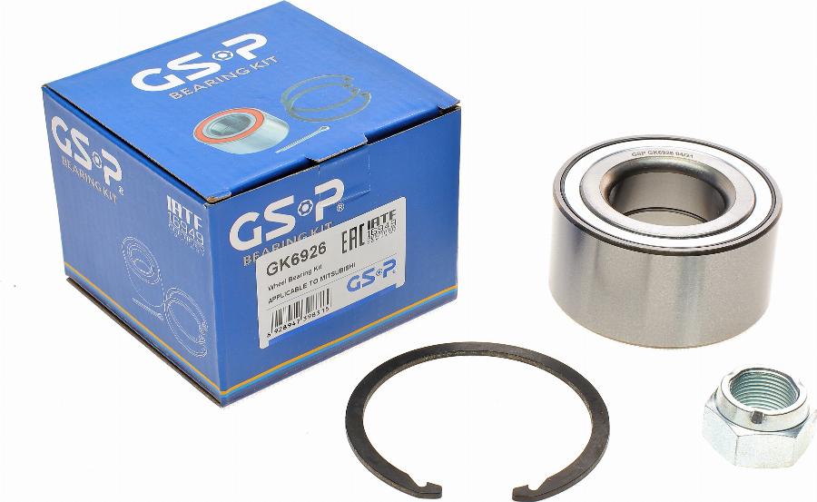 GSP GK6926 - Σετ ρουλεμάν τροχών parts5.com