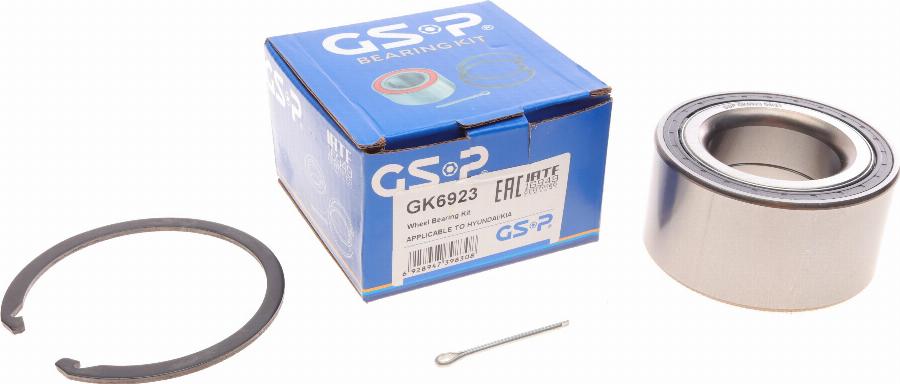 GSP GK6923 - Комплект подшипника ступицы колеса parts5.com