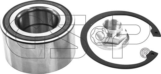 GSP GK6972 - Sada ložisek kol parts5.com