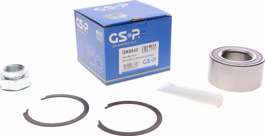 GSP GK6540 - Wheel hub, bearing Kit parts5.com