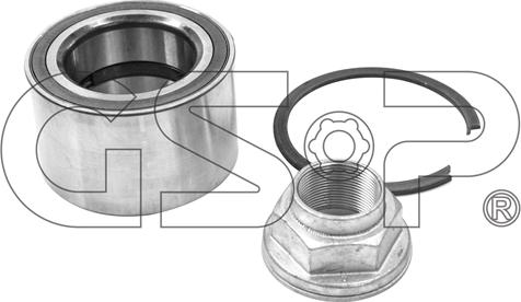 GSP GK6570 - Komplet kolesnega lezaja parts5.com