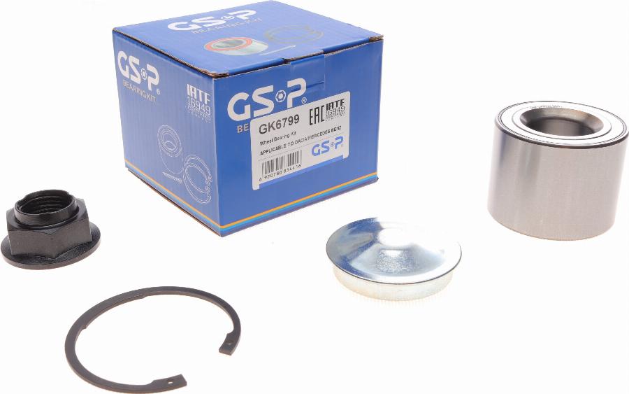 GSP GK6799 - Комплект подшипника ступицы колеса parts5.com