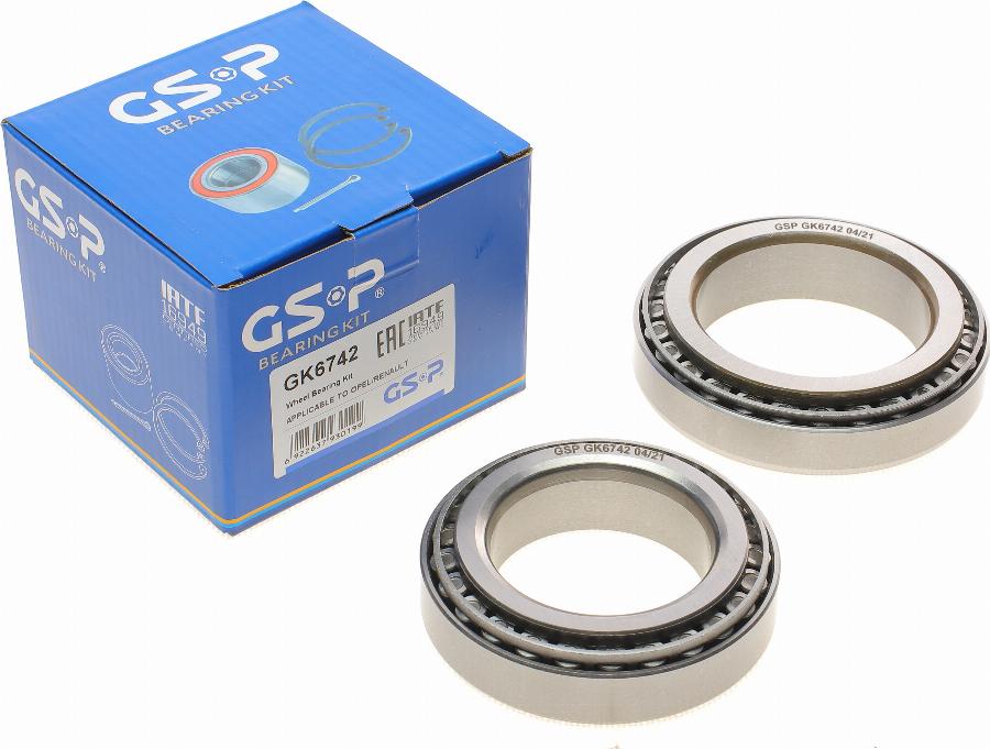 GSP GK6742 - Wheel hub, bearing Kit parts5.com