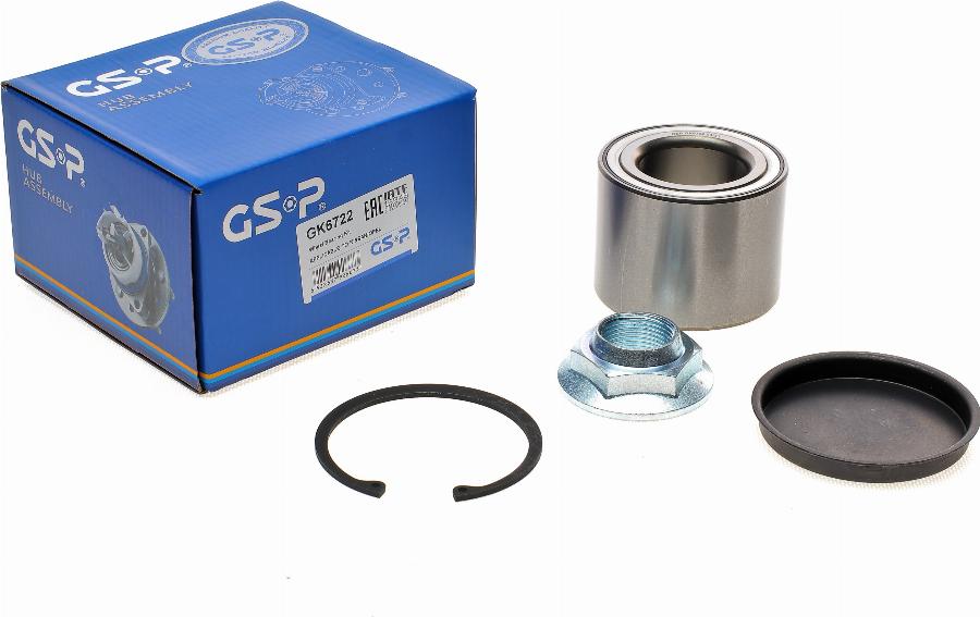 GSP GK6722 - Комплект подшипника ступицы колеса parts5.com