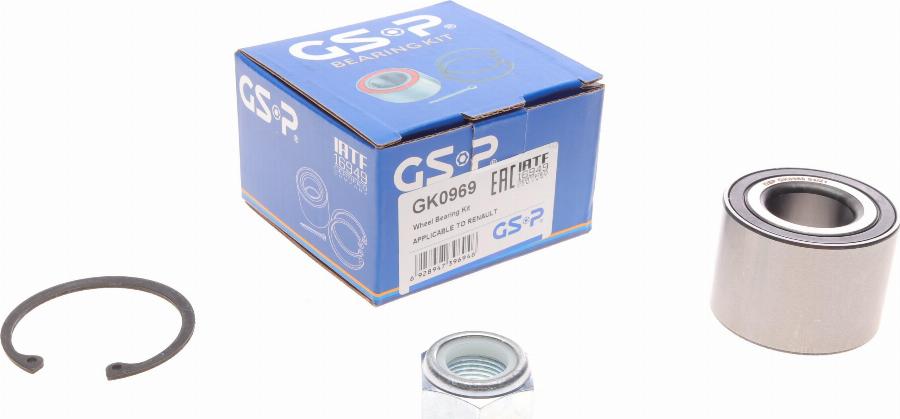 GSP GK0969 - Tekerlek yatağı seti parts5.com