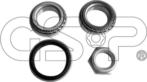 GSP GK0740 - Zestaw łożysk koła parts5.com