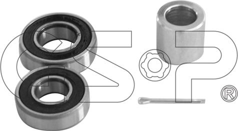 GSP GK1931 - Wheel hub, bearing Kit parts5.com