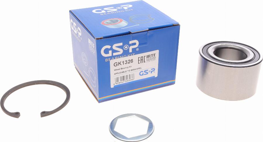 GSP GK1326 - Kit de roulements de roue parts5.com