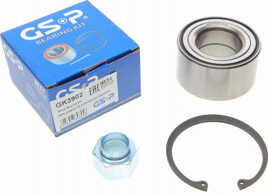 GSP GK3902 - Zestaw łożysk koła parts5.com