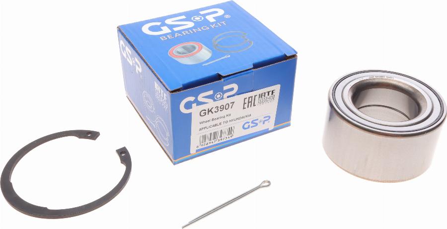 GSP GK3907 - Sada ložisek kol parts5.com