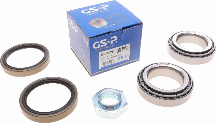 GSP GK3428 - Lożisko kolesa - opravná sada parts5.com