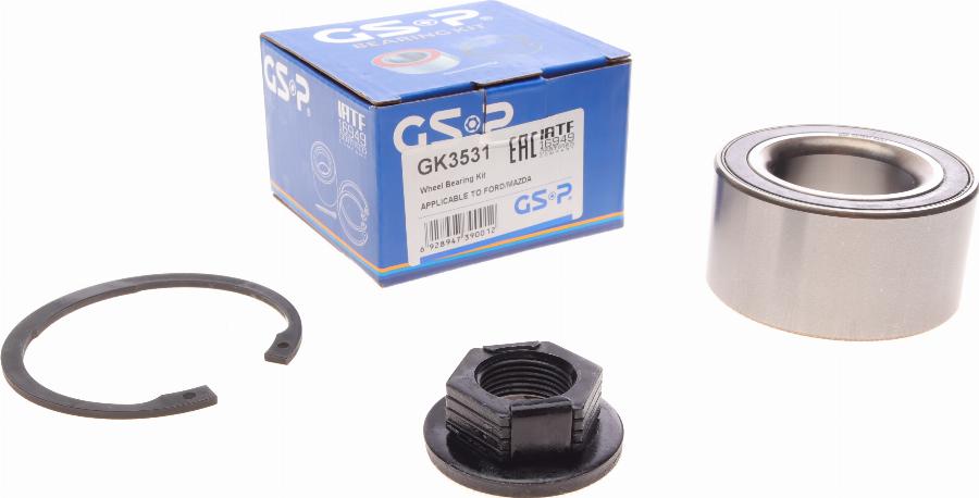 GSP GK3531 - Zestaw łożysk koła parts5.com