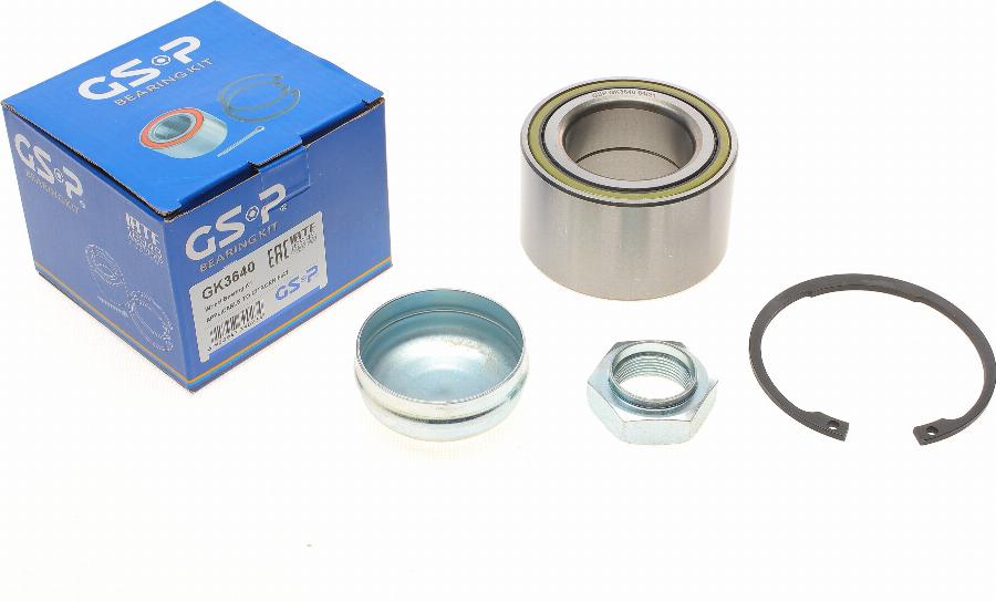 GSP GK3640 - Wheel hub, bearing Kit parts5.com