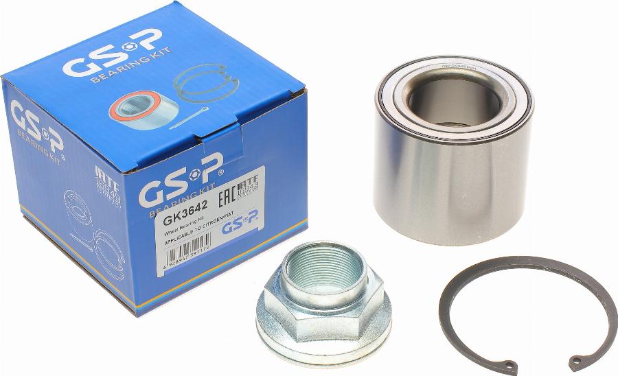 GSP GK3642 - Комплект колесен лагер parts5.com