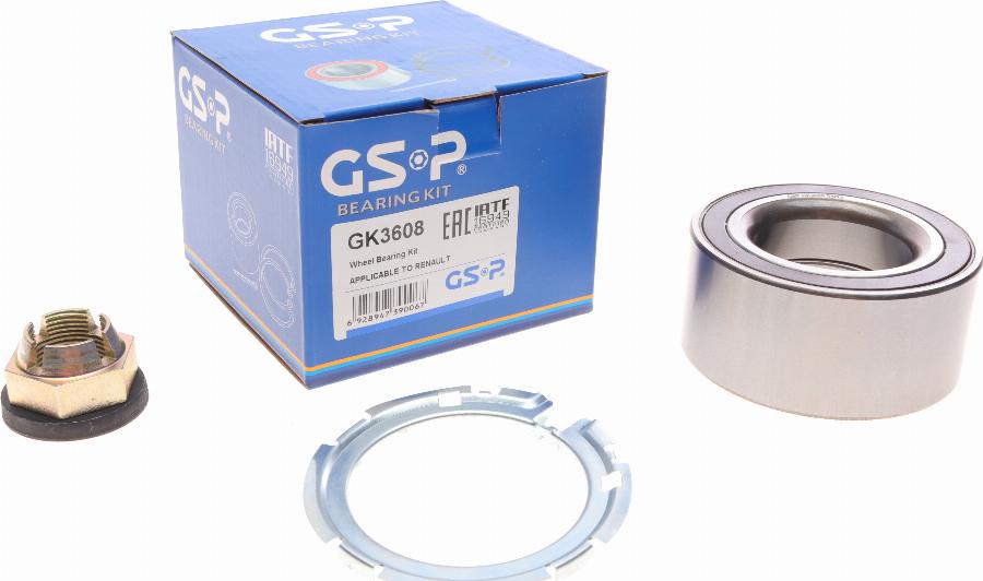 GSP GK3608 - Wheel hub, bearing Kit parts5.com