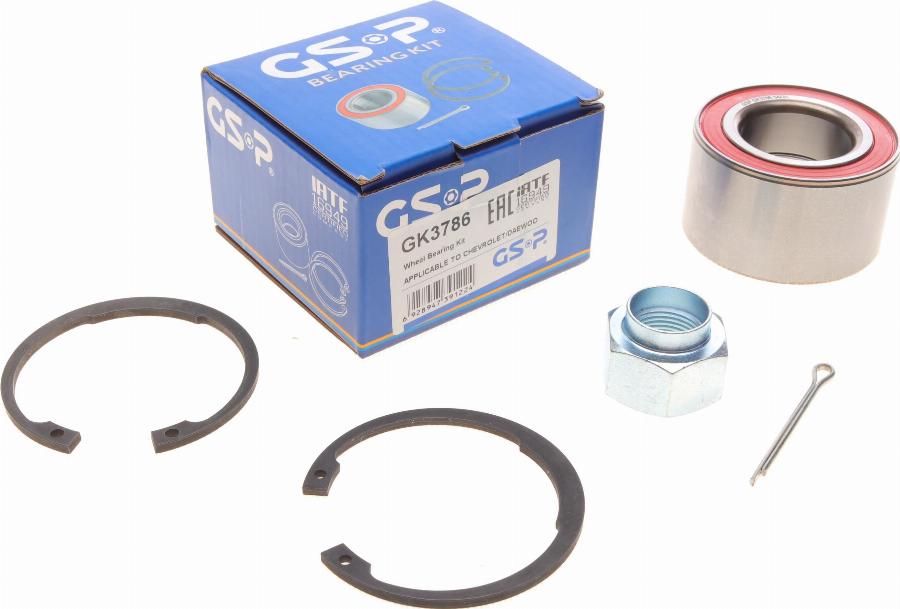 GSP GK3786 - Wheel hub, bearing Kit parts5.com