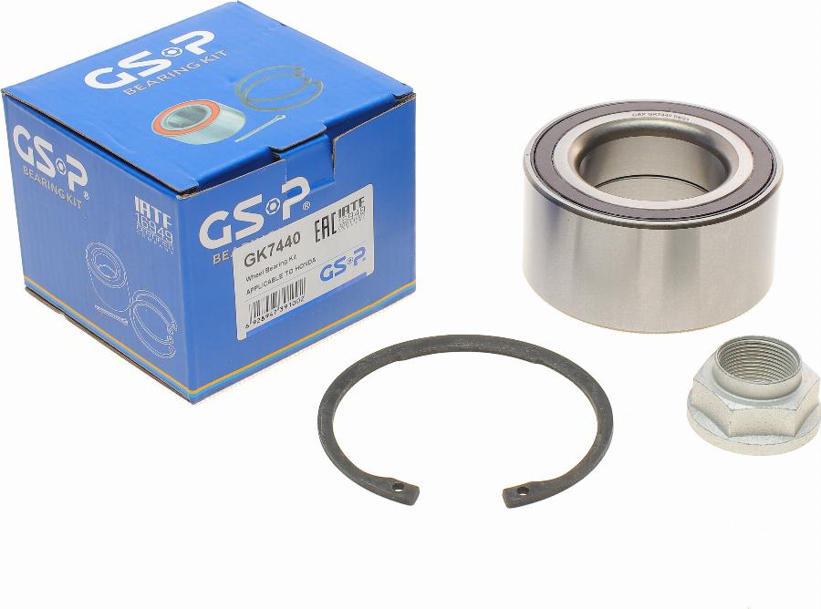 GSP GK7440 - Σετ ρουλεμάν τροχών parts5.com