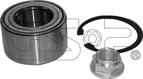 GSP GK7536 - Juego de cojinete de rueda parts5.com