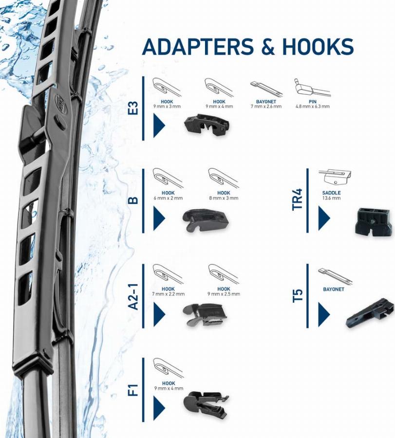 HELLA 9XW 184 107-221 - Pióro wycieraczki parts5.com