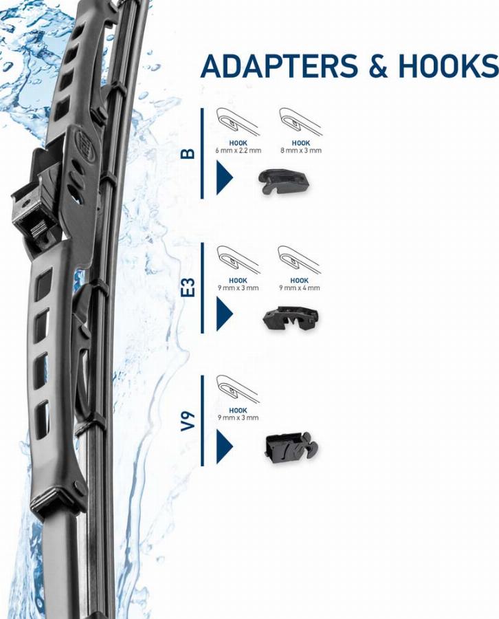 HELLA 9XW 178 878-191 - Silecek süpürgesi parts5.com