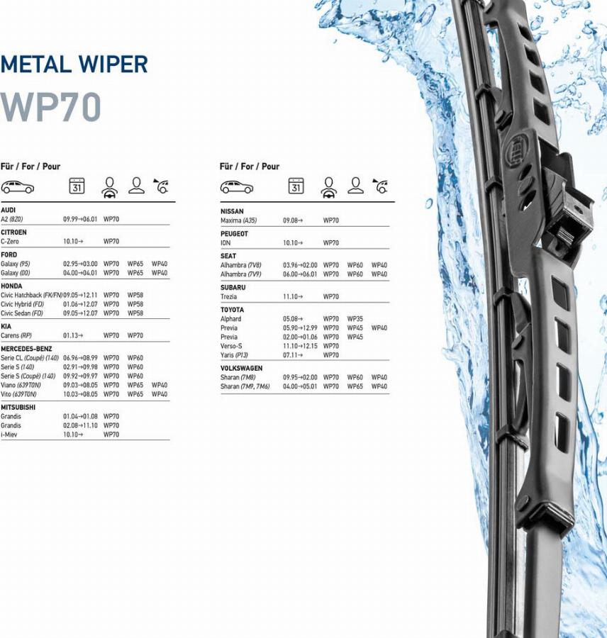 HELLA 9XW 178 878-281 - Wiper Blade parts5.com