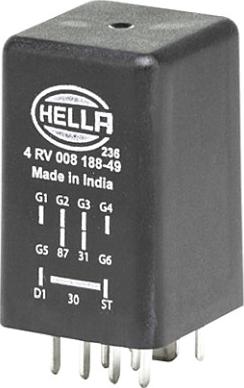 HELLA 4RV 008 188-491 - Control Unit, glow plug system parts5.com