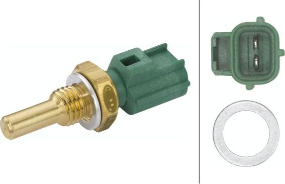 HELLA 6PT 009 107-481 - Czujnik, temperatura płynu chłodzącego parts5.com