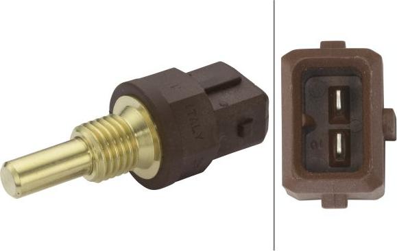 HELLA 6PT 009 309-511 - Sensor, temperatura del aceite parts5.com