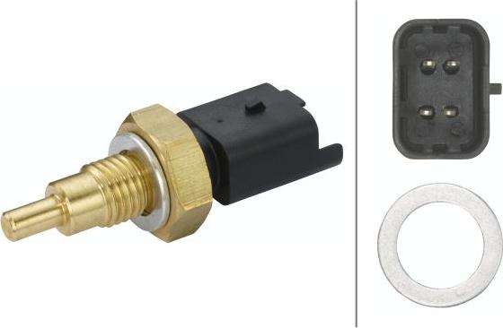 HELLA 6PT 009 309-581 - Sensor, temperatura del refrigerante parts5.com