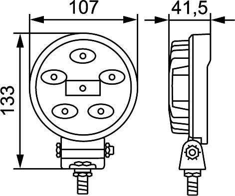 HELLA 1G0 357 108-012 - Lumina de lucru parts5.com