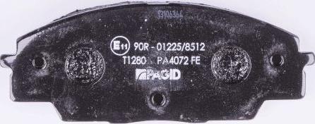 HELLA 8DB 355 009-731 - Brake Pad Set, disc brake parts5.com