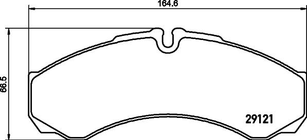 HELLA 8DB 355 005-411 - Set placute frana,frana disc parts5.com