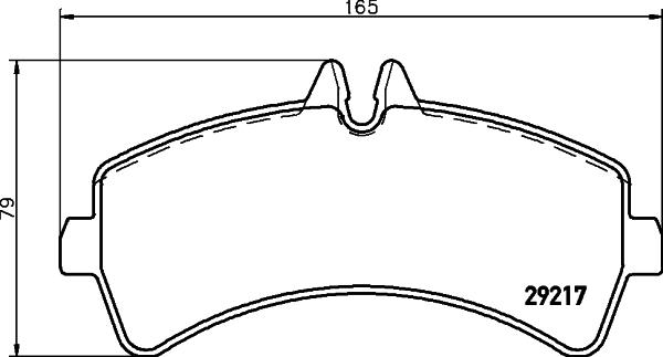 HELLA 8DB 355 005-541 - Set placute frana,frana disc parts5.com