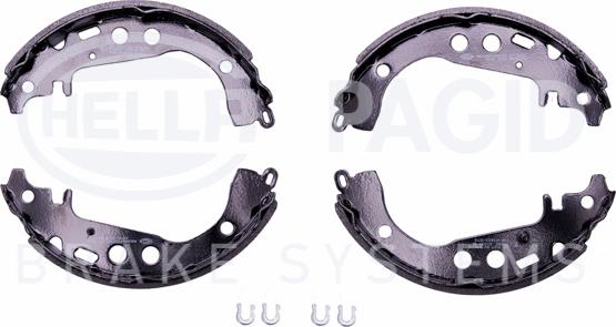 HELLA 8DB 355 001-771 - Set saboti frana parts5.com