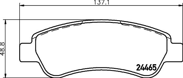 HELLA 8DB 355 012-911 - Set placute frana,frana disc parts5.com