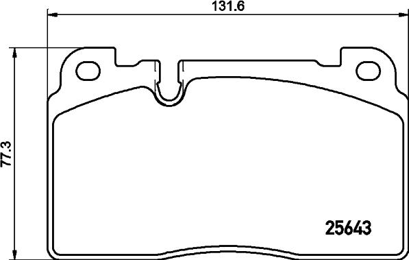 HELLA 8DB 355 020-241 - Set placute frana,frana disc parts5.com