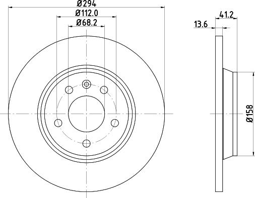 HELLA 8DD 355 106-661 - Piduriketas parts5.com