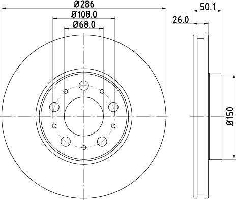 HELLA 8DD 355 107-051 - Piduriketas parts5.com