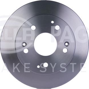 HELLA 8DD 355 110-311 - Спирачен диск parts5.com