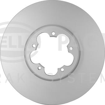 HELLA 8DD 355 123-131 - Brake Disc parts5.com