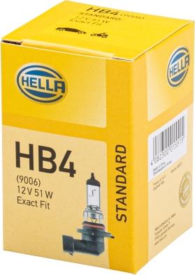 HELLA 8GH 005 636-121 - Крушка с нагреваема жичка, фар за дълги светлини parts5.com